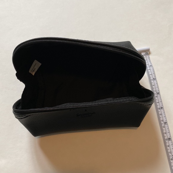 Shinola Black Leather Cosmetic Bag - Picture 10 of 10